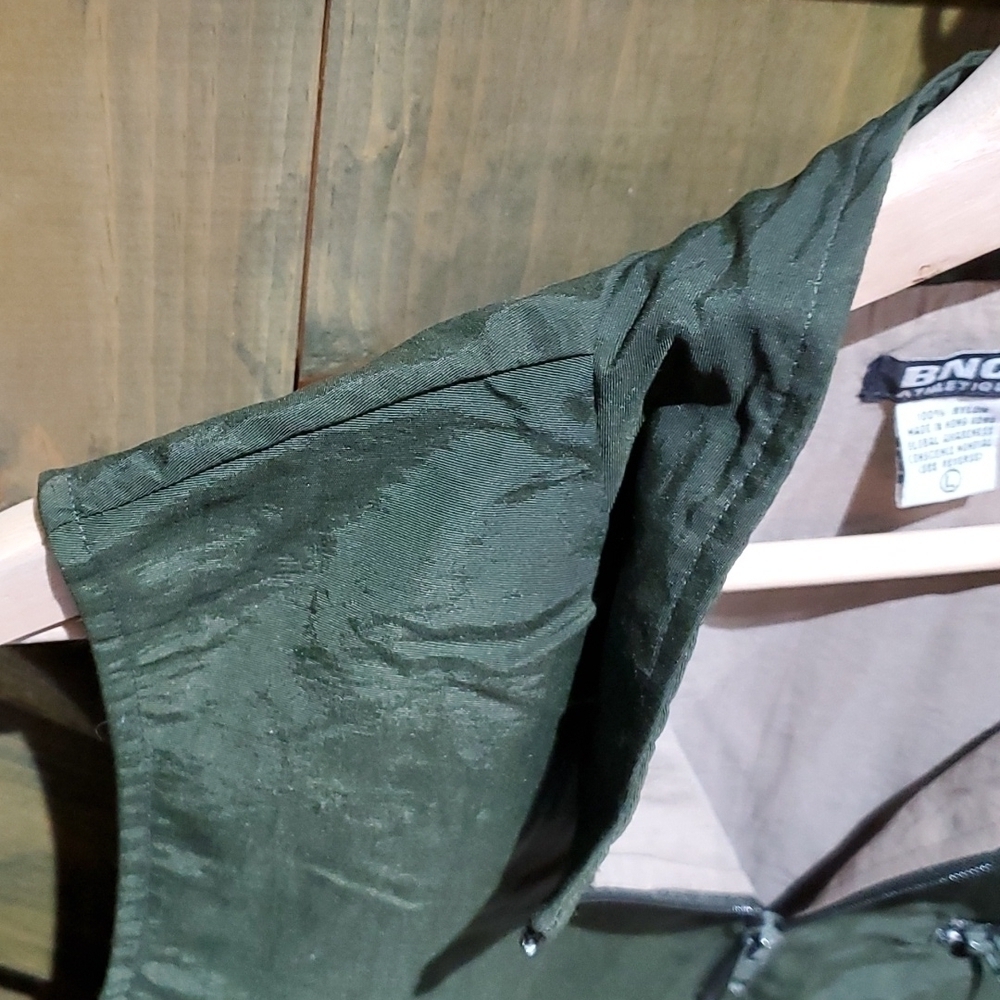 BNCI ATHLETIQUE OUTERWEAR GREEN VEST SIZE LARGE GORP - Picture 2 of 8